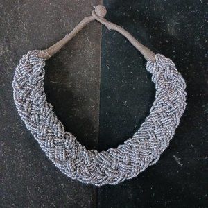 Lot of 36 - Handcrafted Stone Blue Steel Choker